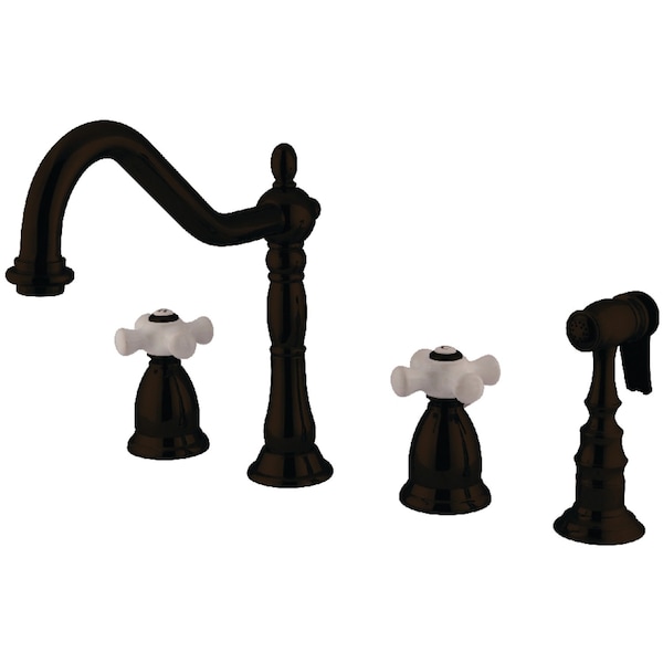 KS1795PXBS Widespread Kitchen Faucet, Oil Rubbed Bronze